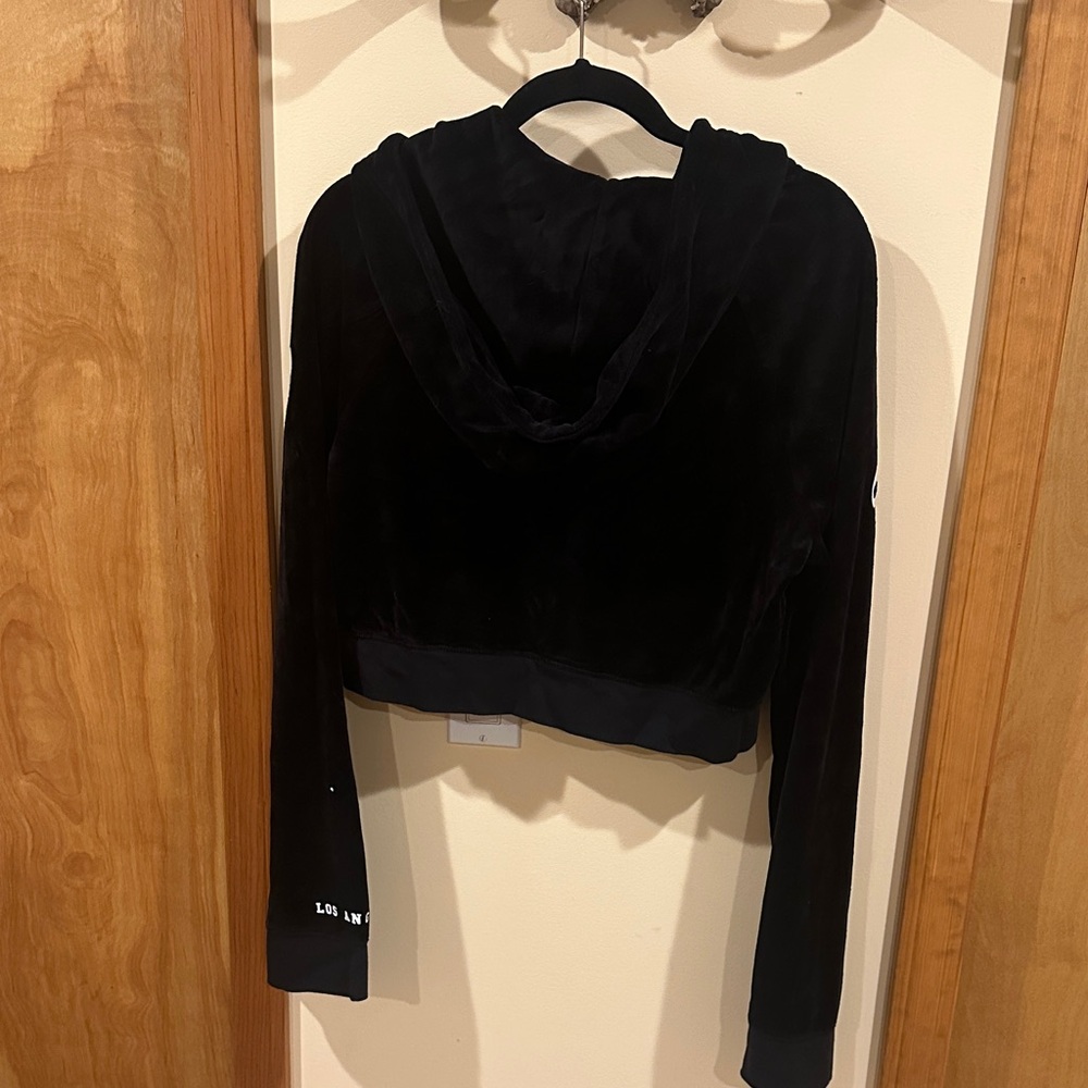 Juicy Couture Black and White Hoodie Sweater - Picture 7 of 7